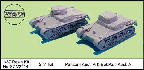 1/87 Panzer I Ausf. A & Befehlspanzer I Ausf. A