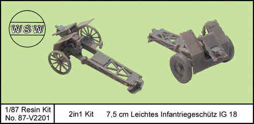 1/87 7,5 cm Leichtes Infantriegeschütz IG 18
